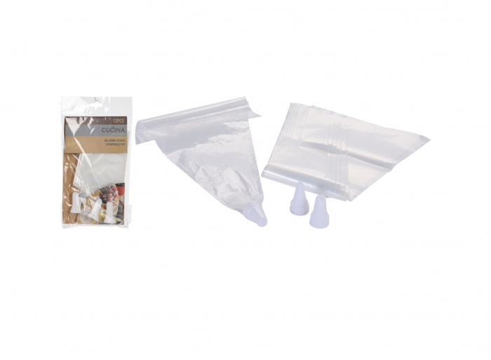 Set pos cu duiuri Excellent Housware, plastic, 13 piese, alb [2]