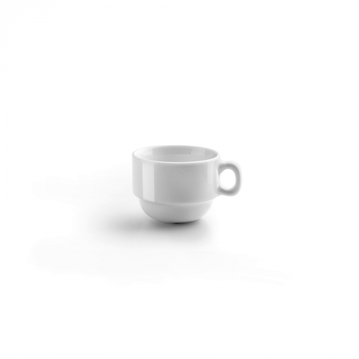 Set servire cafea 12 piese Ibili-Castilla Blanco, portelan, 6.5-12x5 cm, 80 ml, alb [3]