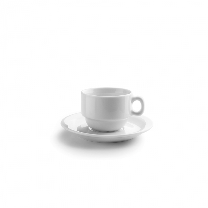 Set servire cafea 12 piese Ibili-Castilla Blanco, portelan, 6.5-12x5 cm, 80 ml, alb [2]