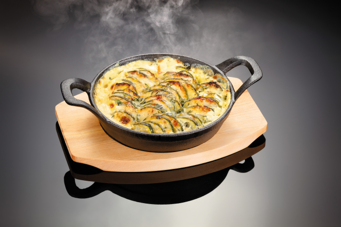 Judge Sizzle&Serve tapas serving set, cast iron/wood, 15x6.5 cm, black/brown [3]