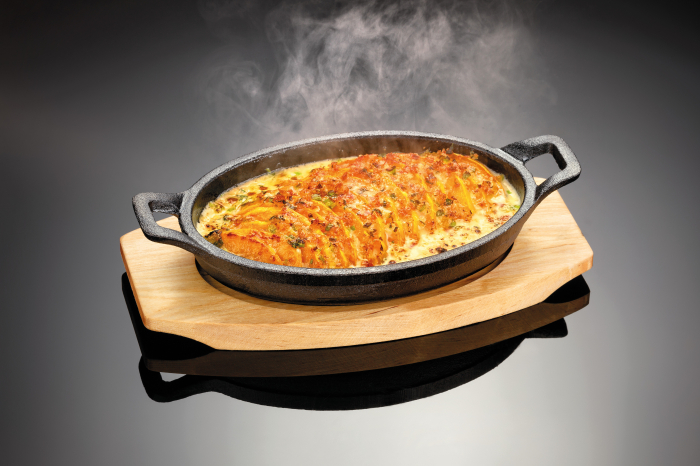 Set servire tapas Judge Sizzle&Serve, fonta/lemn, 20x14 cm, negru/maro [4]