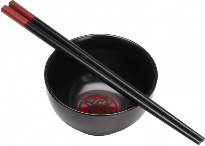 Set sushi 8 piese Excellent Houseware, ceramica/bambus, negru [4]