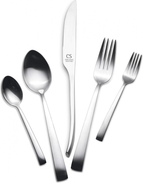 Set tacamuri 60 piese Carl Schmidt Sohn-Cloppenburg, otel inoxidabil, argintiu [2]