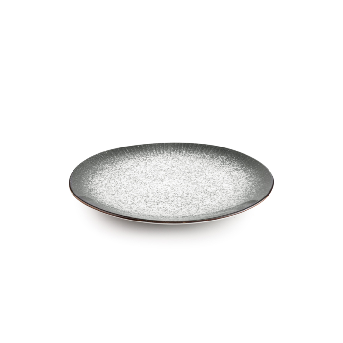 Set vesela Ibili Loira, portelan, 12 piese, alb/gri [2]