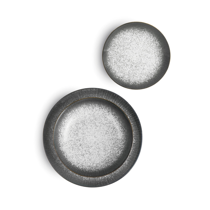 Set vesela Ibili Loira, portelan, 12 piese, alb/gri [4]