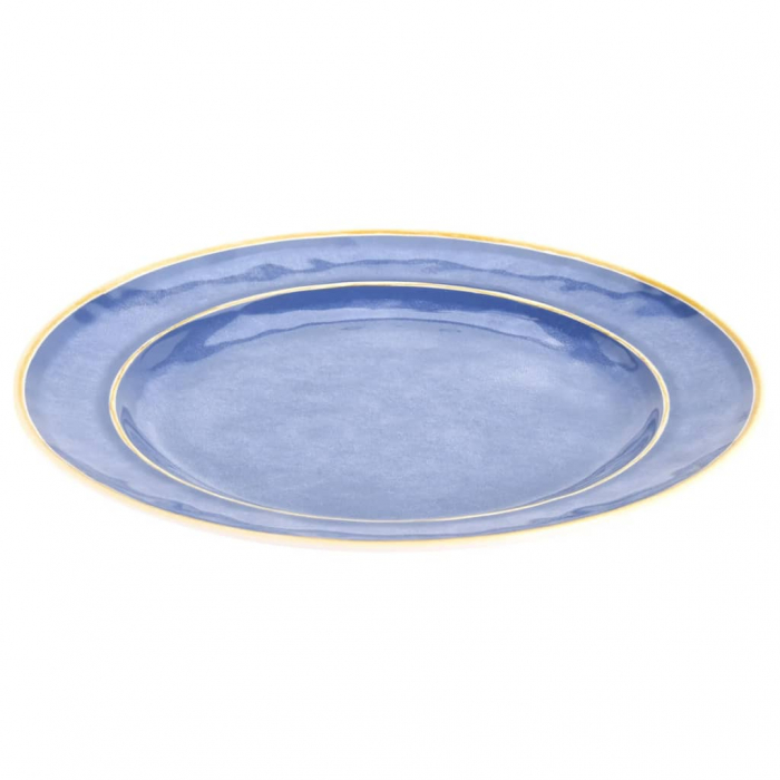 Set vesela Redcliffs, melamina, 12 piese, albastru [2]