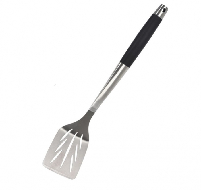 Spatula gratar BBQ, otel inoxidabil, 45 cm, negru/argintiu [2]