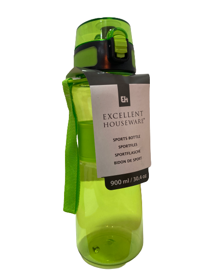Excellent Houseware sports bottle, plastic, 26x8 cm, green [2]