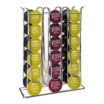 Ibili-Helens 36 coffee capsule holder, chrome steel, 24x9.5x32 cm, silver [2]