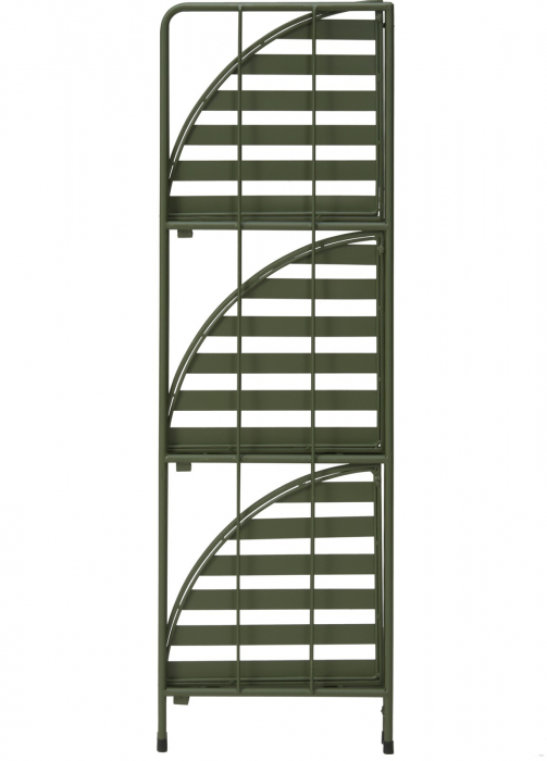 Suport de colt pliabil pentru flori Excellent Houseware, metal, 42x30x90 cm, verde [2]