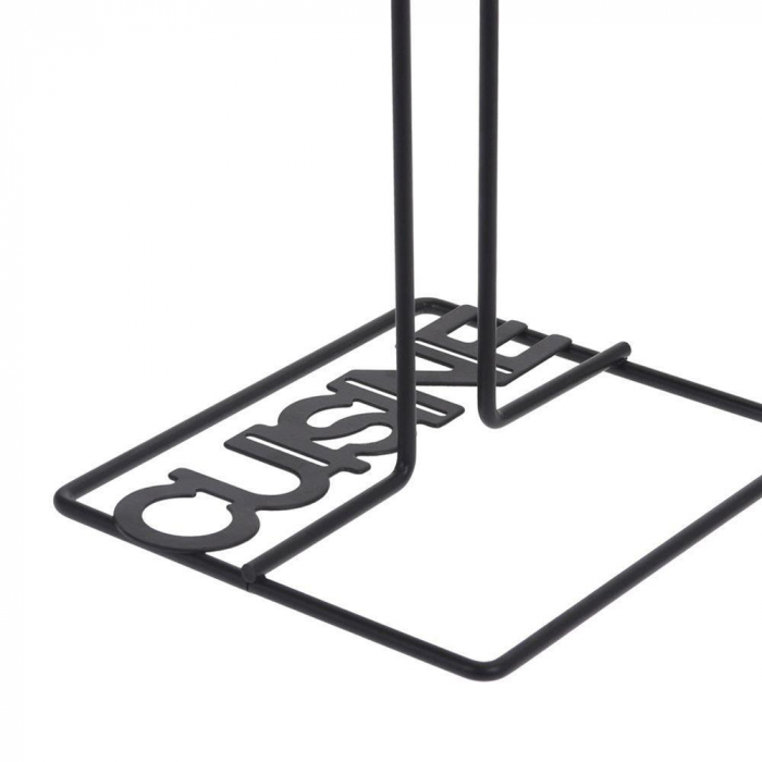 Excellent Houseware kitchen towel roll holder, metal, 13x15.5x30 cm, black [3]