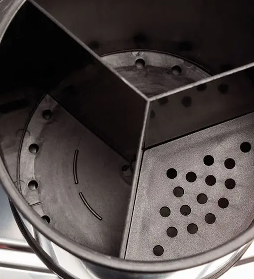 Stellar Kitchen rotating kitchen utensil holder, stainless steel, 14x18.5cm, silver [3]