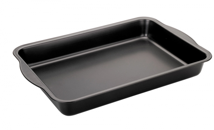 Tava copt Ibili-Moka, otel carbon, 28x18x4 cm, negru [3]