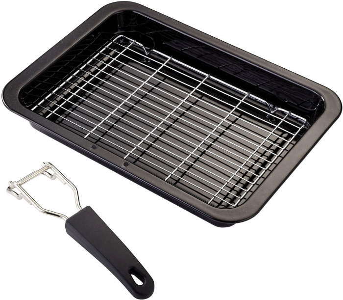 Judge Essentials grill tray, granite, 35x25x5 cm, black/silver [3]