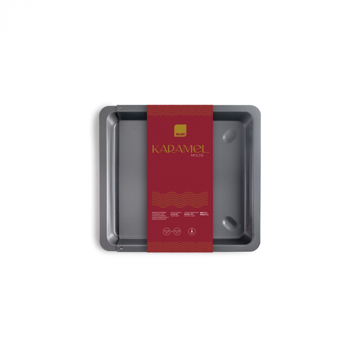 Ibili-Karamel extendable baking tray, carbon steel, 38-51x33x3.2 cm, red/black [4]