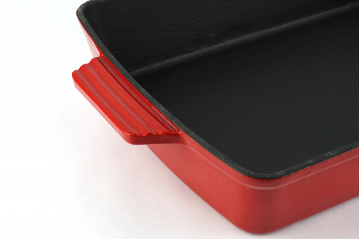 Cast iron pan Magefesa-Ferro Eco, cast iron, 34x24x7 cm, 3.2 l, red [3]