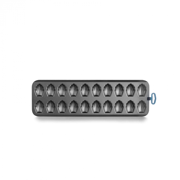 Tava pentru 20 mini briose Ibili-Moka, otel antiaderent, 40x12.5x1 cm, negru [2]
