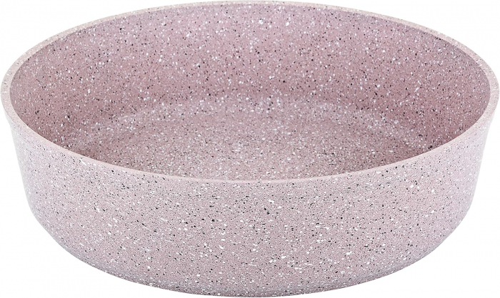 Tava rotunda OMS, aluminiu/granit, 26 cm, maro [4]