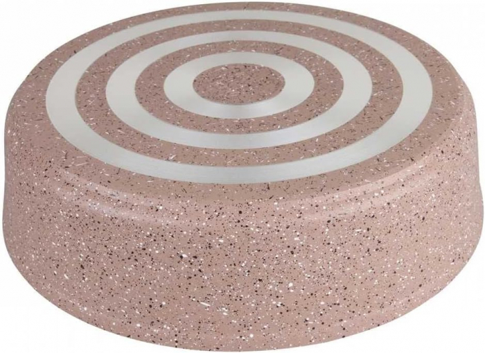Tava rotunda OMS, aluminiu/granit, 26 cm, maro [3]