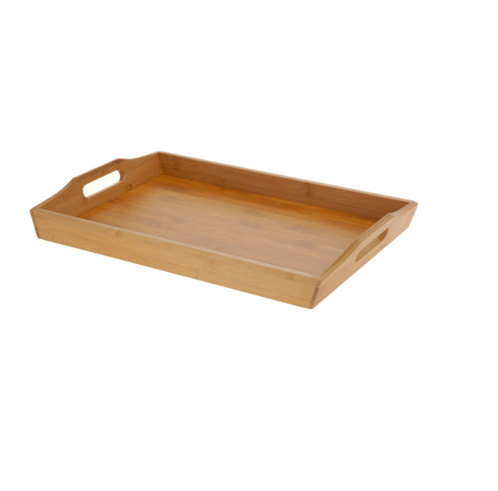 Tava servire Excellent Houseware, bambus, 43x29x5 cm, maro [1]