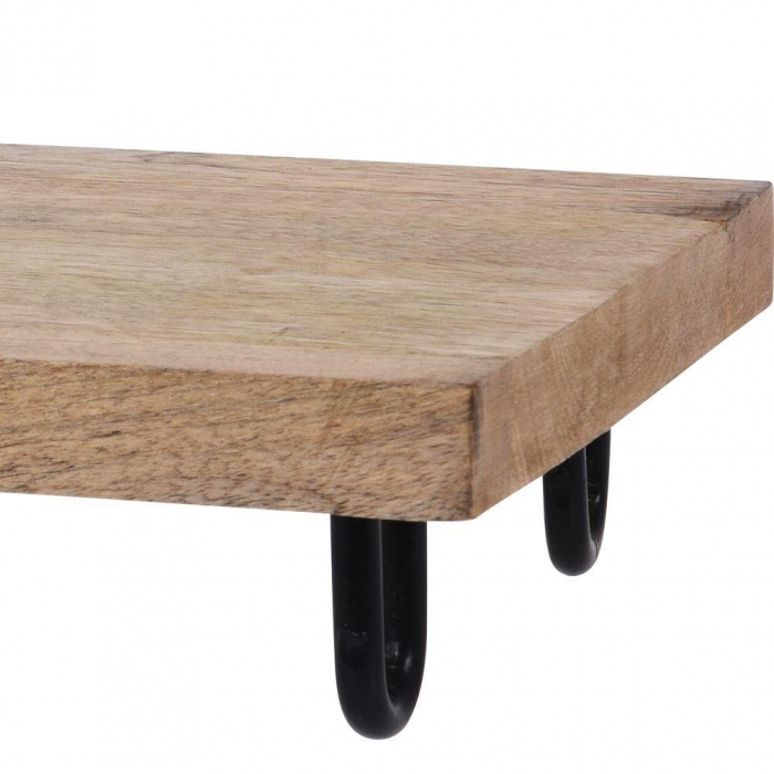 Tava servire Excellent Houseware, lemn mango, 39x19x6 cm, maro [6]