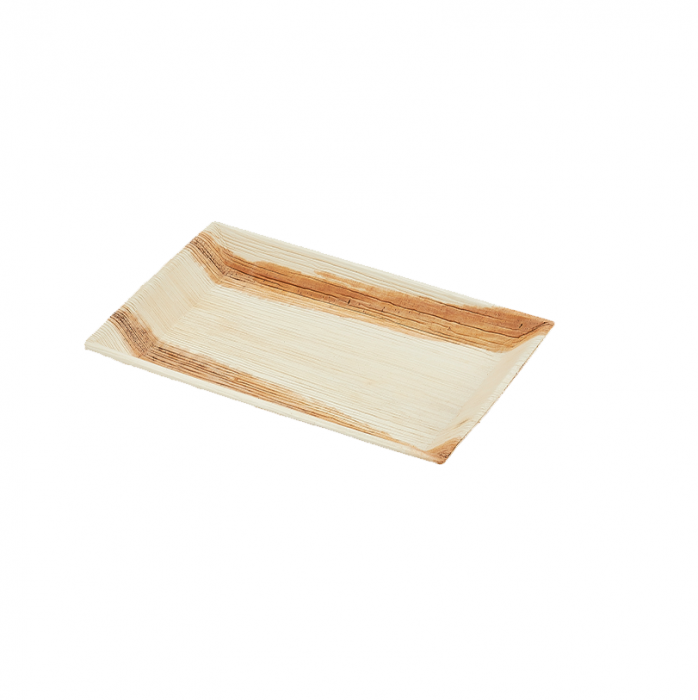 Set 6 tavi servire Judge Pure Leaf, frunze de palmier, 25x15 cm, maro [2]