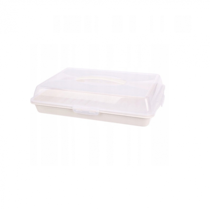 Excellent Houseware cake serving and transport tray, polypropylene, 44x31x10 cm, green [2]