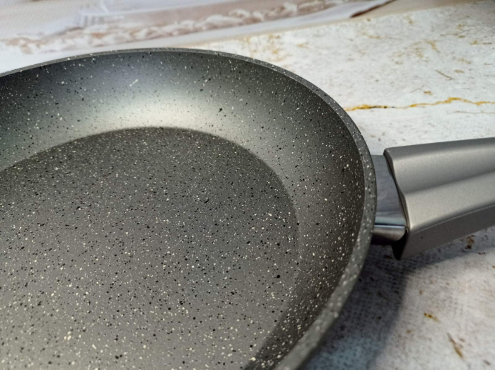 Tigaie adanca OMS, aluminiu, 24 cm, gri [5]