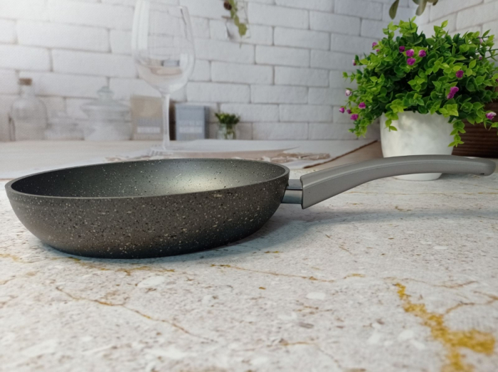 Tigaie adanca OMS, aluminiu, 24 cm, gri [7]