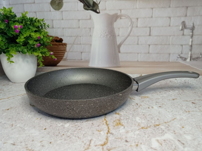 Tigaie adanca OMS, aluminiu, 24 cm, gri [6]