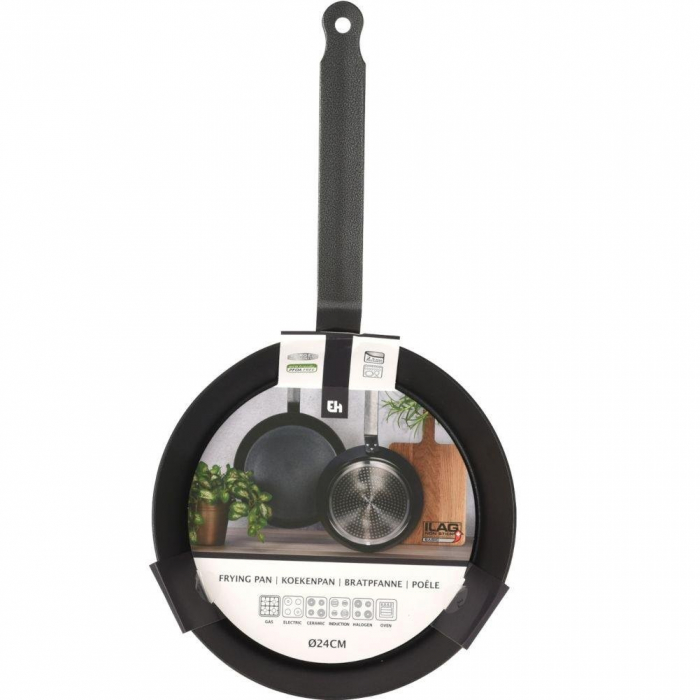 Tigaie Excellent Houseware, aluminiu, 24 cm, negru [7]