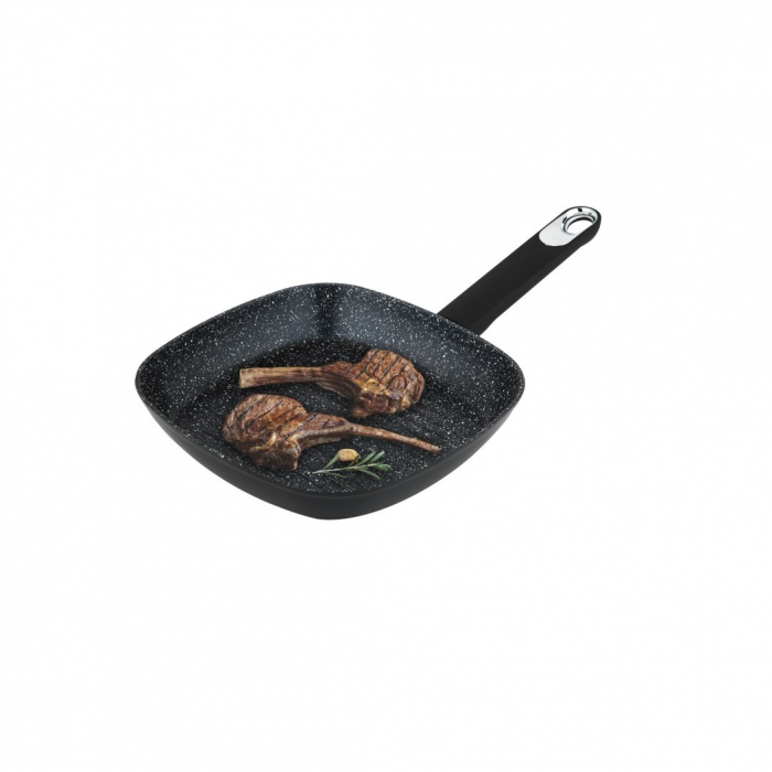 Tigaie grill Carl Schmidt Sohn-Marburg+, aluminiu, 24x4 cm, negru [3]