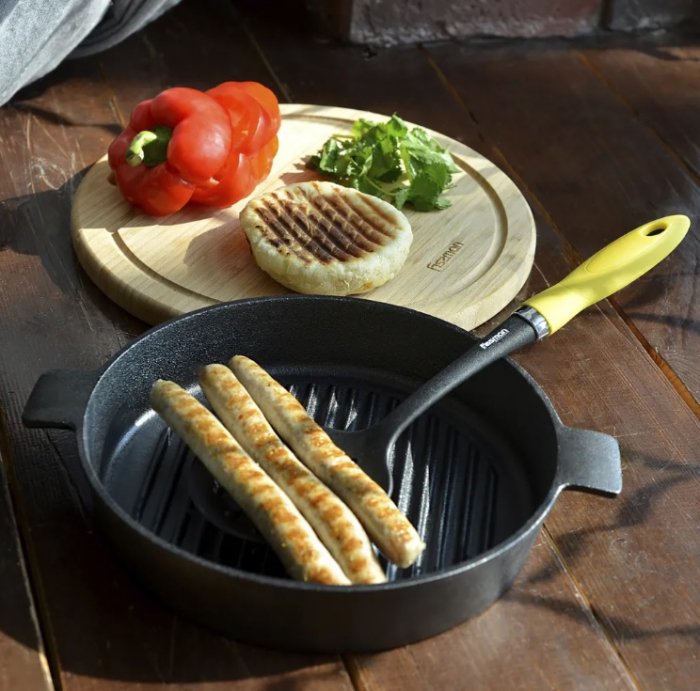 Tigaie grill Fissman, fonta, 26x5 cm, negru [3]