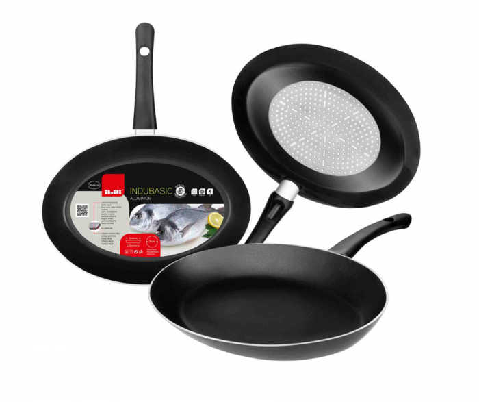 Ibili-Indubasic frying pan, aluminum, 35x24x4.5 cm, black [2]