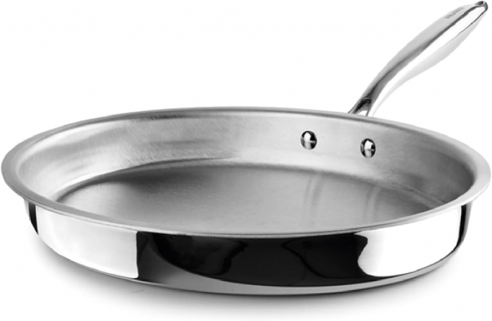 Ibili-Triply Natural frying pan, stainless steel/aluminum, 34x23x4.7 cm, silver [2]