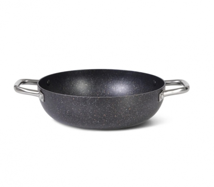 Tigaie wok Fissman-Promo, aluminiu, 26x7.8 cm, negru [4]