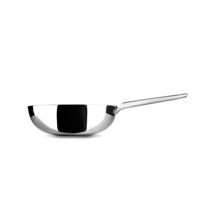 Tigaie wok Ibili 5 straturi, otel inoxidabil/aluminiu, 28 cm, argintiu [2]