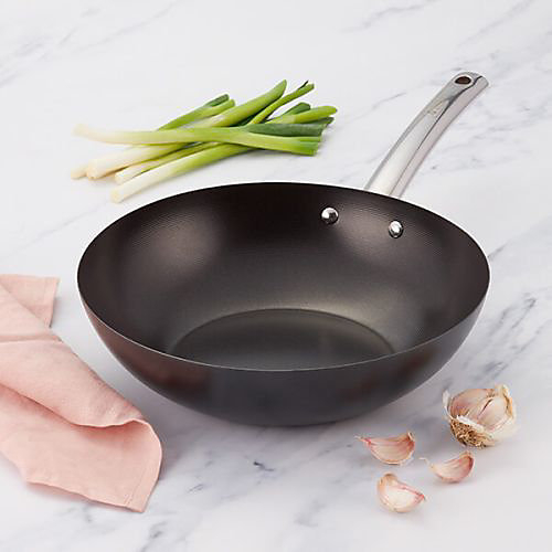 Tigaie wok Judge Essentials, otel carbon, 28 cm, negru [2]