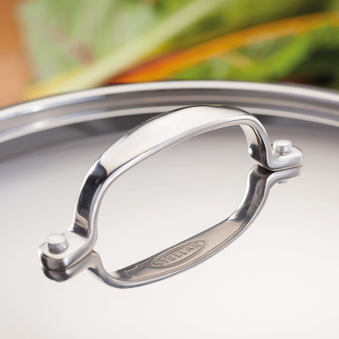 Tigaie wok Stellar-Hard Anodized, aluminiu, 55x30x16.5 cm, negru/argintiu [5]