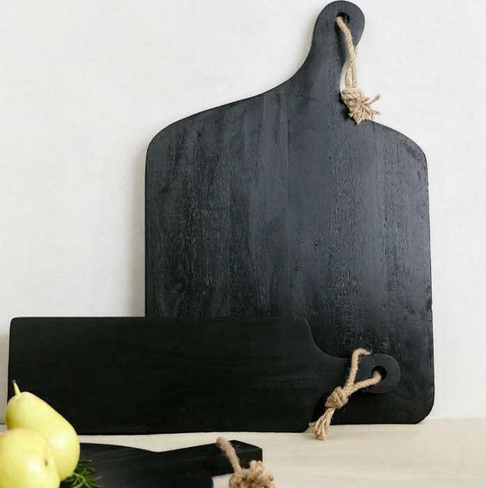 Tocator Koopman, lemn, 50x25x2 cm, negru [6]