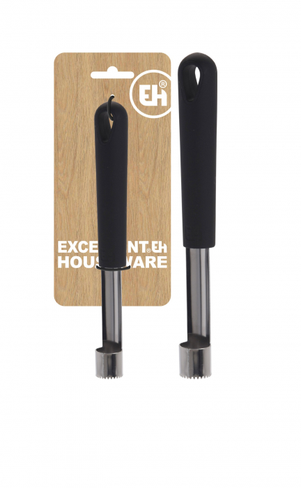 Extractor miez mar Excellent Houseware, otel inoxidabil/polipropilena, 21.5 cm, argintiu/negru [2]