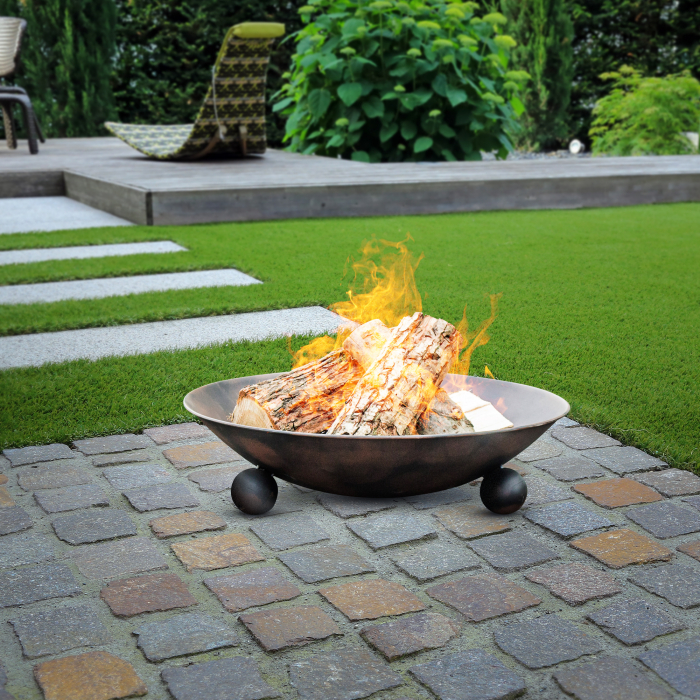 Vatra pentru foc Ambiance, fier, 57x15 cm, negru [8]