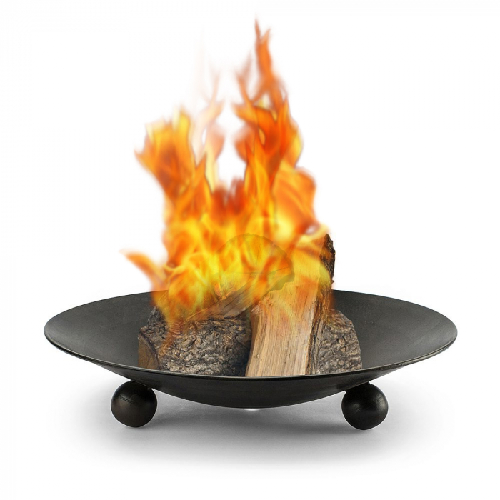 Vatra pentru foc Ambiance, fier, 57x15 cm, negru [2]