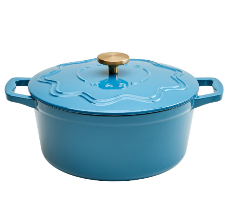 Cookware - Judgeware Pot, enamelled cast iron, 26 cm, 4.5 l, blue