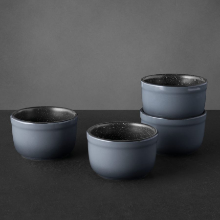 Set 4 ramekin BergHOFF-Gem, 9x5.5 cm, ceramica, negru [2]