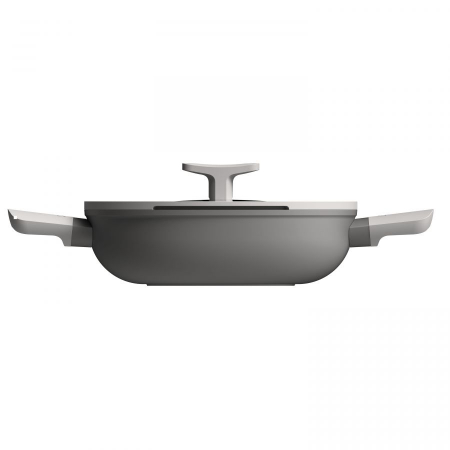 Tigaie wok indian BergHOFF-Leo, 24x7.5 cm , aluminiu, gri [0]