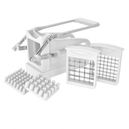Cooking utensils - Judge French Fries Maker, Plastic/Stainless Steel, 24x12x9 cm, White/Silver