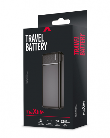 Baterie externa Maxlife MXPB-01, 20000 mAh, negru [10]