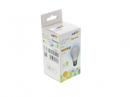 Bec LED Well-Supreme A60 E27 8W 230V, lumina rece [1]