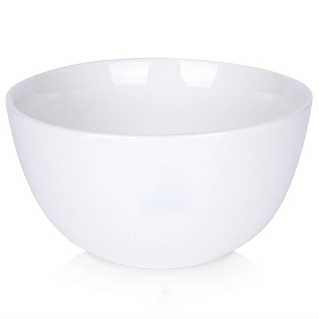 Vesela si tacamuri - Bol Excellent Houseware, portelan, 15.5x8 cm, 0.95 l, alb